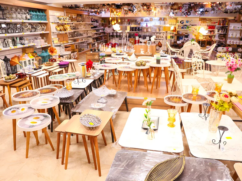 Furniture and décor floor at Pound Plus
